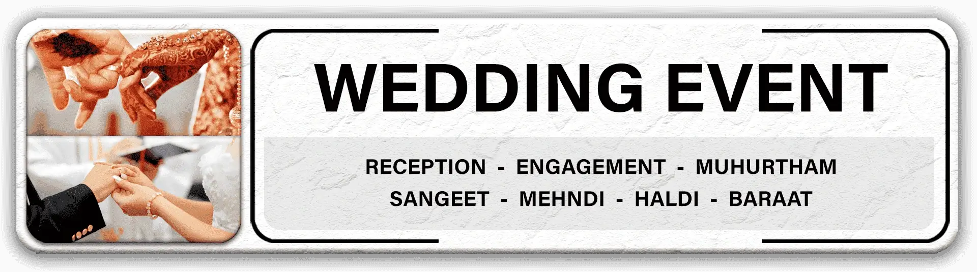 best wedding dj in chennai, Complete wedding event services in Chennai including Sangeet, Engagement, Mehndi, Haldi, Baraat procession, Muhurtham ceremonies, and reception entertainment. Professional DJ, dance floor, dhol team for baraat procession, chenda melam, thavil nadaswaram, couple entry concepts with fog, cold pyro, balloon blast, emcee hosting, photo booth, and live instrument fusion like violin with DJ. Serving all areas including T. Nagar, Anna Nagar, Tambaram, Velachery, Porur, West Mambalam, Korattur, Redhills, Ambattur, and more. Trusted wedding event planners and entertainment experts in Chennai to make your celebration unforgettable